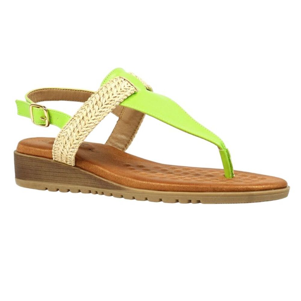 Lunar Womens/Ladies Rimini Sandals / Gray